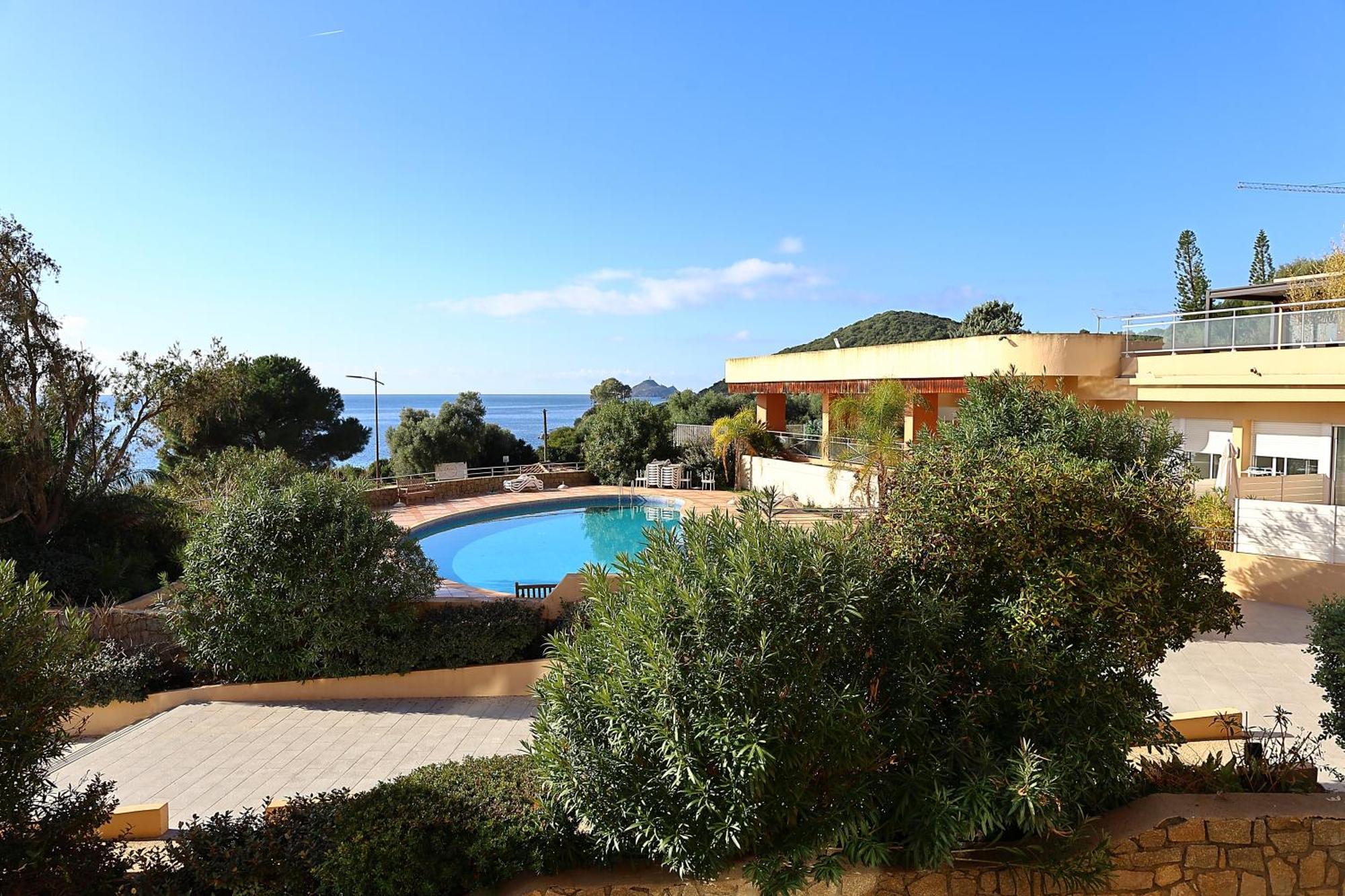 Evasion Corse - T2 Vue Mer, Piscine & Plage Ajaccio  Ngoại thất bức ảnh